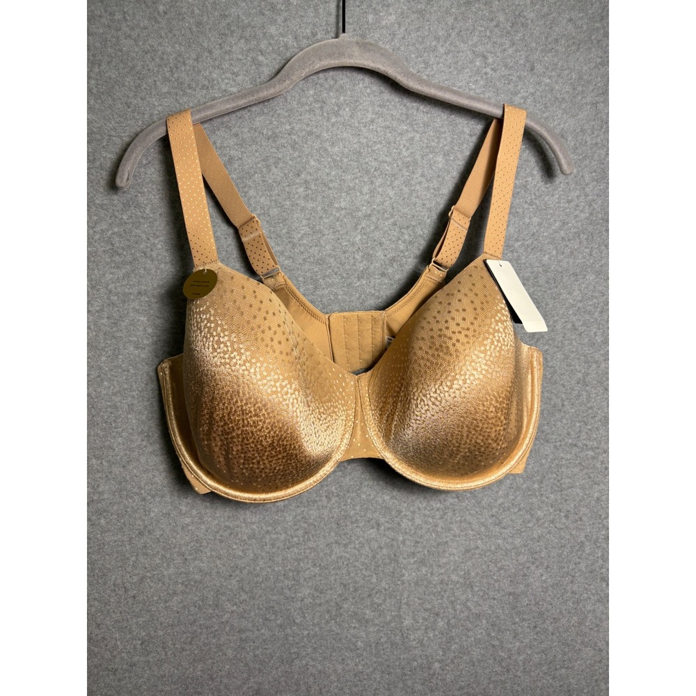 NWT Wacoal 38G Underwire T-Shirt Bra Beige Full Coverage Back Smoothing 853303‎